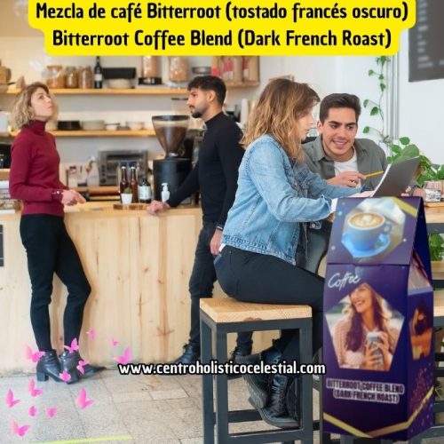 Mezcla-de-café-Bitterroot-(tostado-francés-oscuro)-Bitterroot-Coffee-Blend(Dark-French-Roast)-taza-café